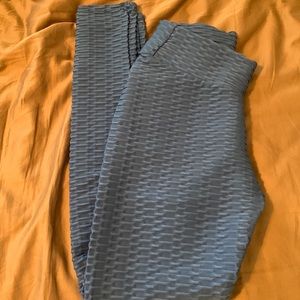 Blue tik tok leggings